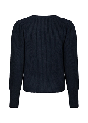 Puli knit cardigan Navy Neo Noir 
